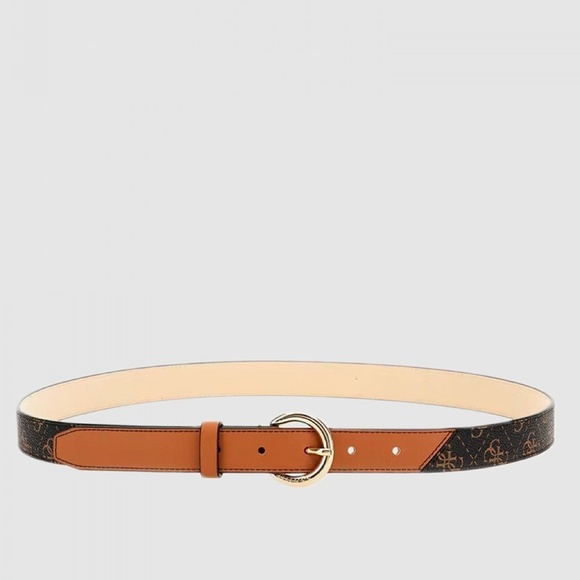 New GUESS Belt Woman Dark Brown main image 5